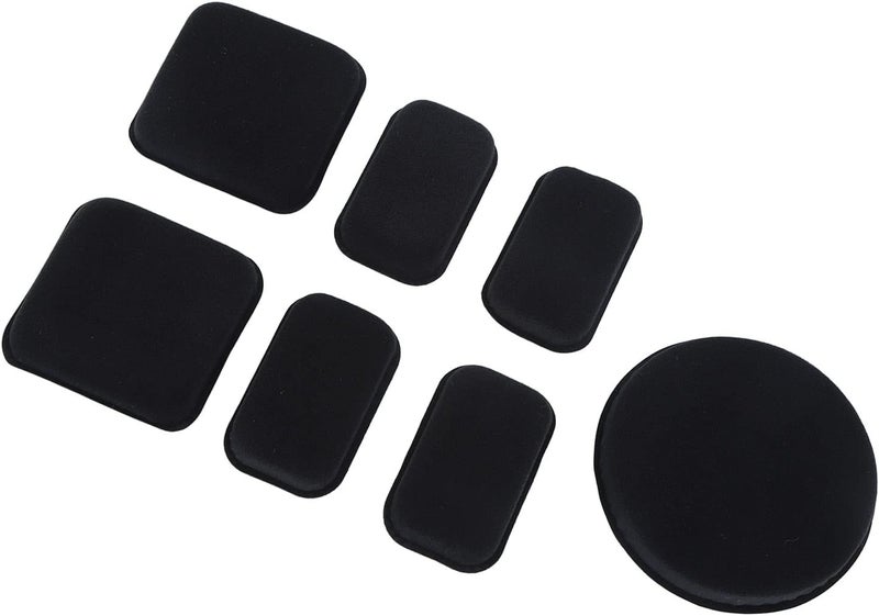 EVGATSAUTO Universal Motorcycle Helmet Padding Kit, 7-Piece EVA Foam Liner Cushion Inserts, Black, Breathable Comfort Headgear - Image 4